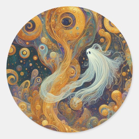 Rond Sticker "Whisp Whimsical" (Devant)