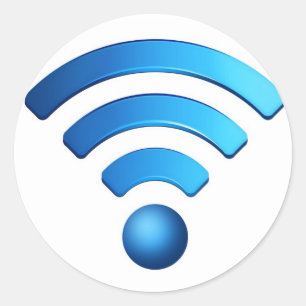 Rond Sticker Wifi