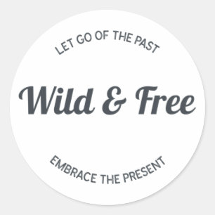 Rond Sticker Wild Et Gratuit