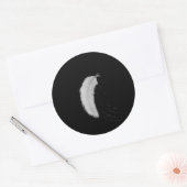 Rond Sticker with feather (Enveloppe)