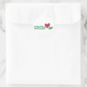 Rond Sticker WokeAF (Sac)