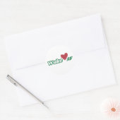 Rond Sticker WokeAF (Enveloppe)