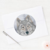 Rond Sticker Wolf (Enveloppe)