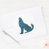 Rond Sticker Wolf (Enveloppe)