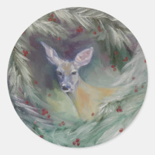 Rond Sticker Woodland Spirit