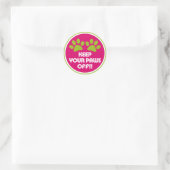 Rond Sticker Woof (Sac)