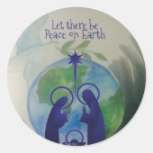 Rond Sticker World Peace (Devant)