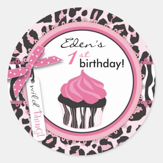 Rond Sticker WP Cupcake Wild (Devant)
