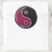 Rond Sticker Yin et Yang 1 (Sac)