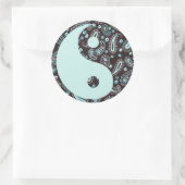 Rond Sticker Yin et Yang de Paisley Dreams (Sac)
