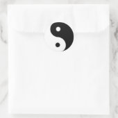 Rond Sticker Ying Yang Peace (Sac)