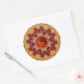 Rond Sticker YingYang (Enveloppe)