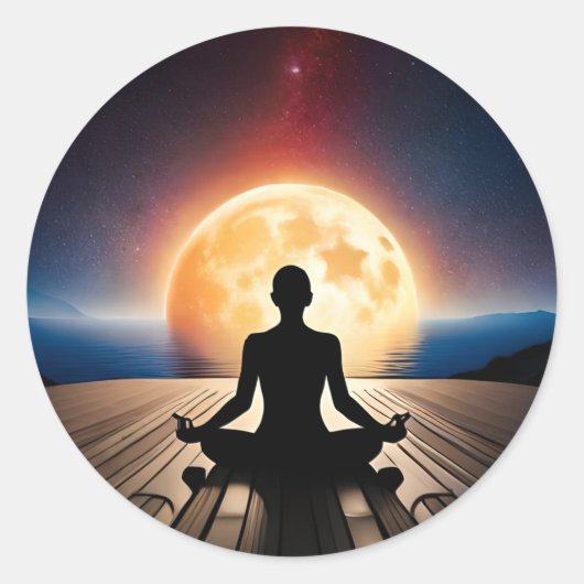 Rond Sticker Yoga (Devant)