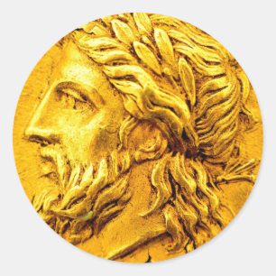Rond Sticker Zeus Gold Coin Rewards