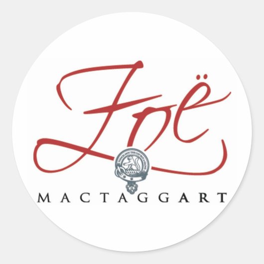 Rond Sticker Zoë MacTaggart (Devant)