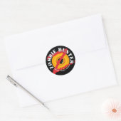 Rond Sticker Zombie Hunter Badter (Enveloppe)