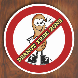 Rond Sticker Zone sans arachide