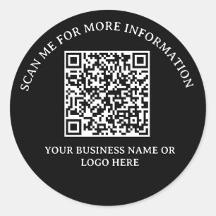 Rond Stimulateur commercial : Sticker de code QR