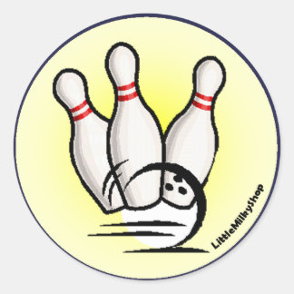 Rond Strike Sticker Bowling Pins