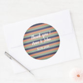 Rond Stripes, Sticker Merci (Enveloppe)
