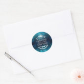 Rond Super Happy New Year Sticker Design (Enveloppe)