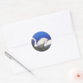Rond Swan Reflections Sticker (Enveloppe)
