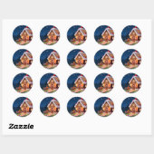 Rond Sweet Candy Cottage Sticker Sheet (Feuille)