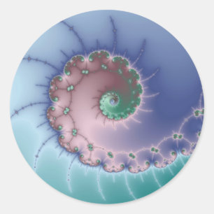 Rond Swirl - Sticker fractal