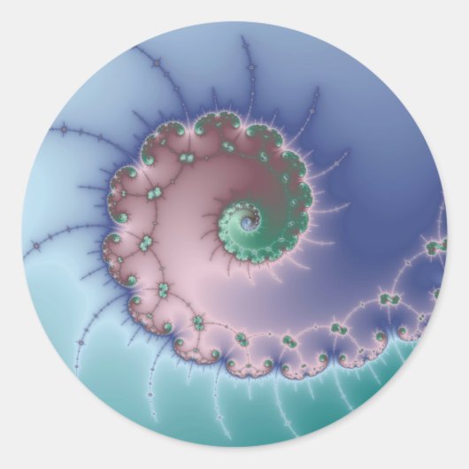 Rond Swirl - Sticker fractal (Devant)