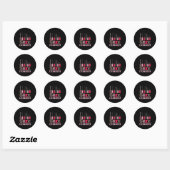 Rond Taille S - Drôle Sticker Conception de Wrench Day (Feuille)