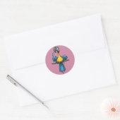 Rond Talking parrot sticker (Enveloppe)