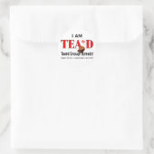 Rond Tea Party TEA'd Sticker - Michigan (Sac)