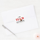 Rond Tea Party TEA'd Sticker - Michigan (Enveloppe)