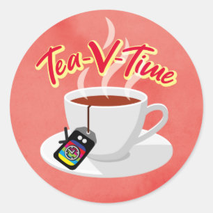 Rond Tea-V-Time Sticker