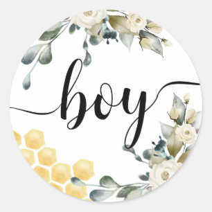 Rond Team Boy Bee thème Sticker Révélateur Ronde de gen