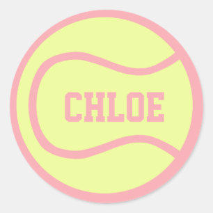 Rond Tennis Ball Sticker - Customisez-le !