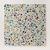 Rond Terrazzo Stone Polygon Paving Legpuzzel (Verticaal)