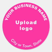 Rond Textes Motifs ronds Marque d'affaires sur Sticker  (Devant)