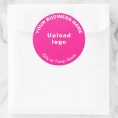 Rond Textes Motifs ronds Marque d'affaires sur Sticker  (Sac)
