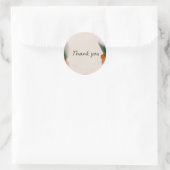 Rond 'Thank you' sticker  (Sac)