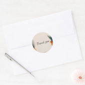 Rond 'Thank you' sticker  (Enveloppe)
