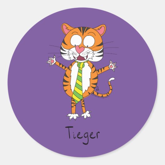 Rond Tieger Tiger avec sticker cravate (Devant)