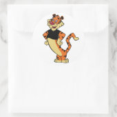 Rond Tigre - Sticker Mascot noir (Sac)