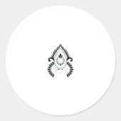 Rond timbre google pay rangoli Design Sticker (Devant)