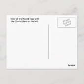 ROND TOPJES EN CODORI BARN BRIEFKAART (Achterkant)