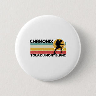 Rond Tour Du Mont Blanc Chamonix Resort Gebied Ski Ronde Button 5,7 Cm