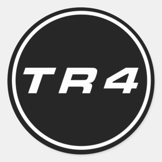 Rond TR4 Sticker sw (Devant)