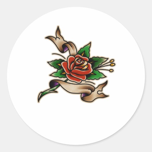 Rond Trad Tattoo 005 Sticker  (Devant)