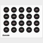 Rond Trouver La Paix Dans Le Sticker Pause (Feuille)