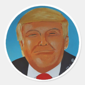 Rond Trump sticker